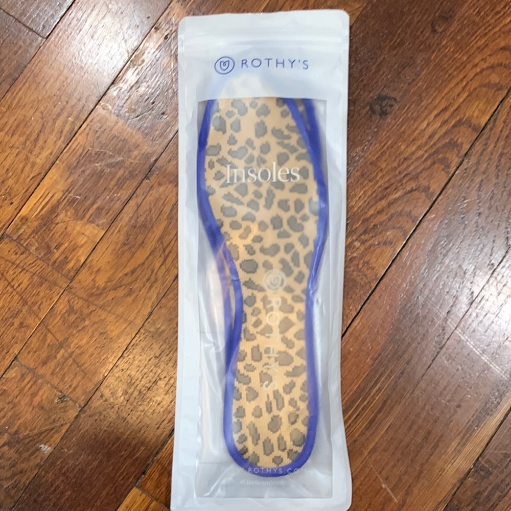 Rothys leopard insoles s 10.5